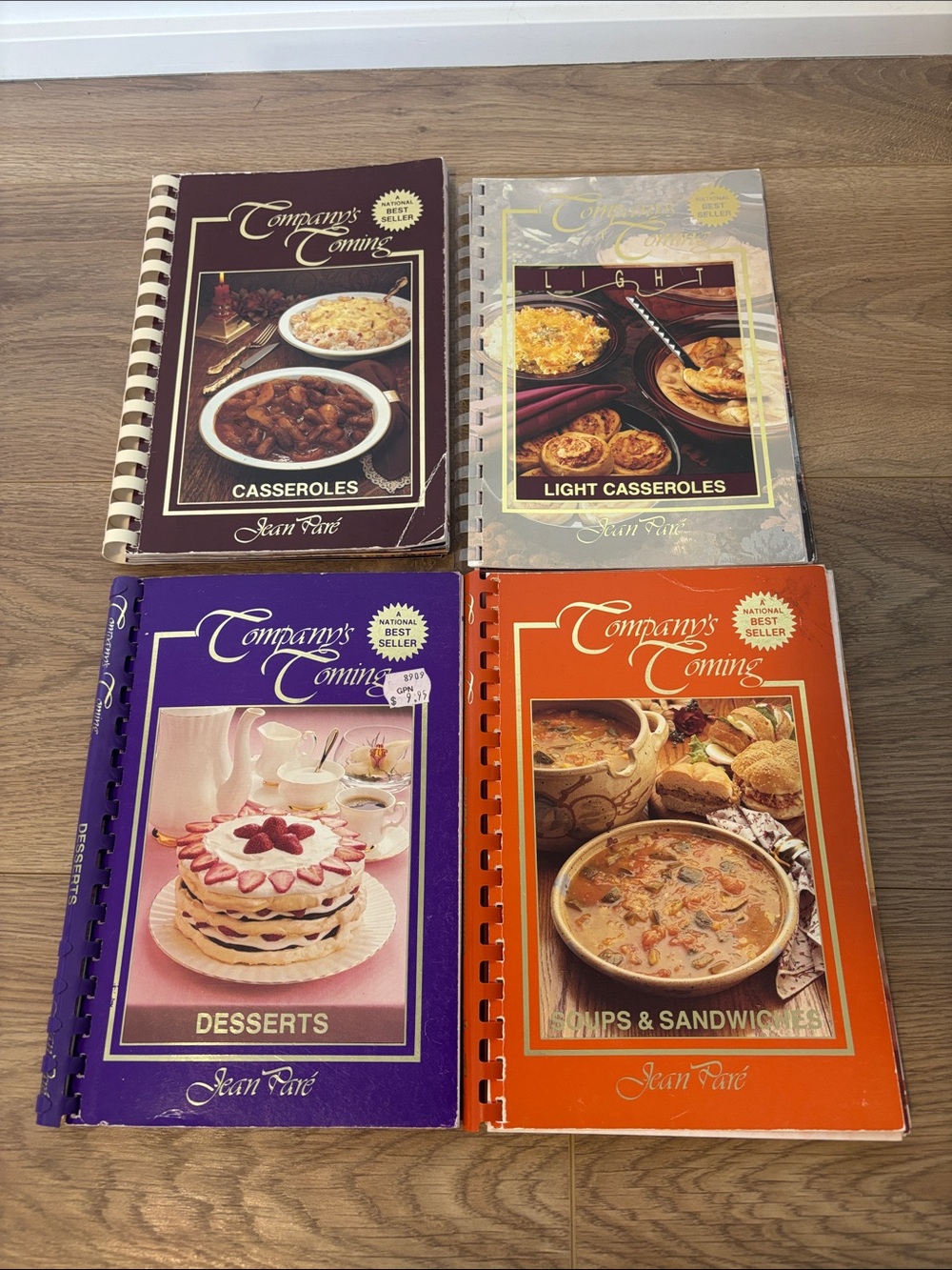 Vintage Company’s Coming Cookbook Lot – Jean Paré – 4 Books